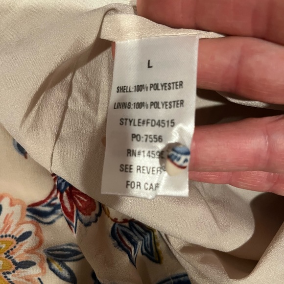 CUTE AURA FLOWING DRESS SZ L - Picture 8 of 12